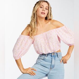 Billabong Shirt Size Large Light Pink New with Tags